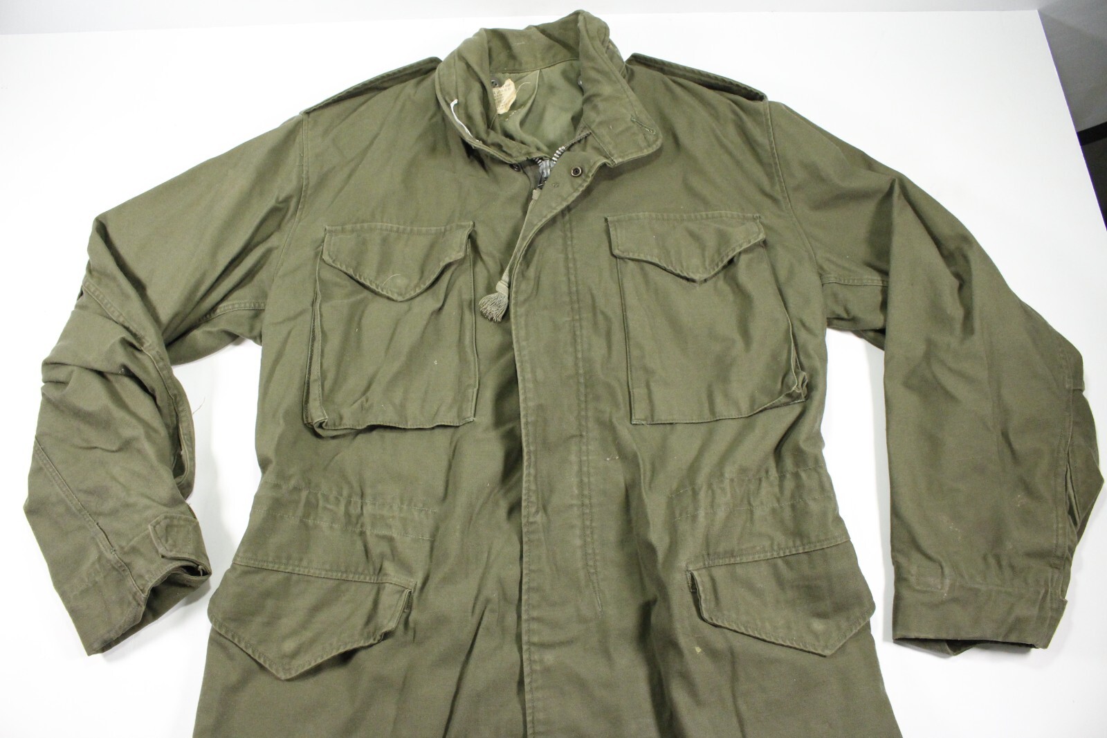 So-Sew Styles Inc 1968 U.S. Army Jacket Sz S Sateen OG-107 Hooded Field Coat