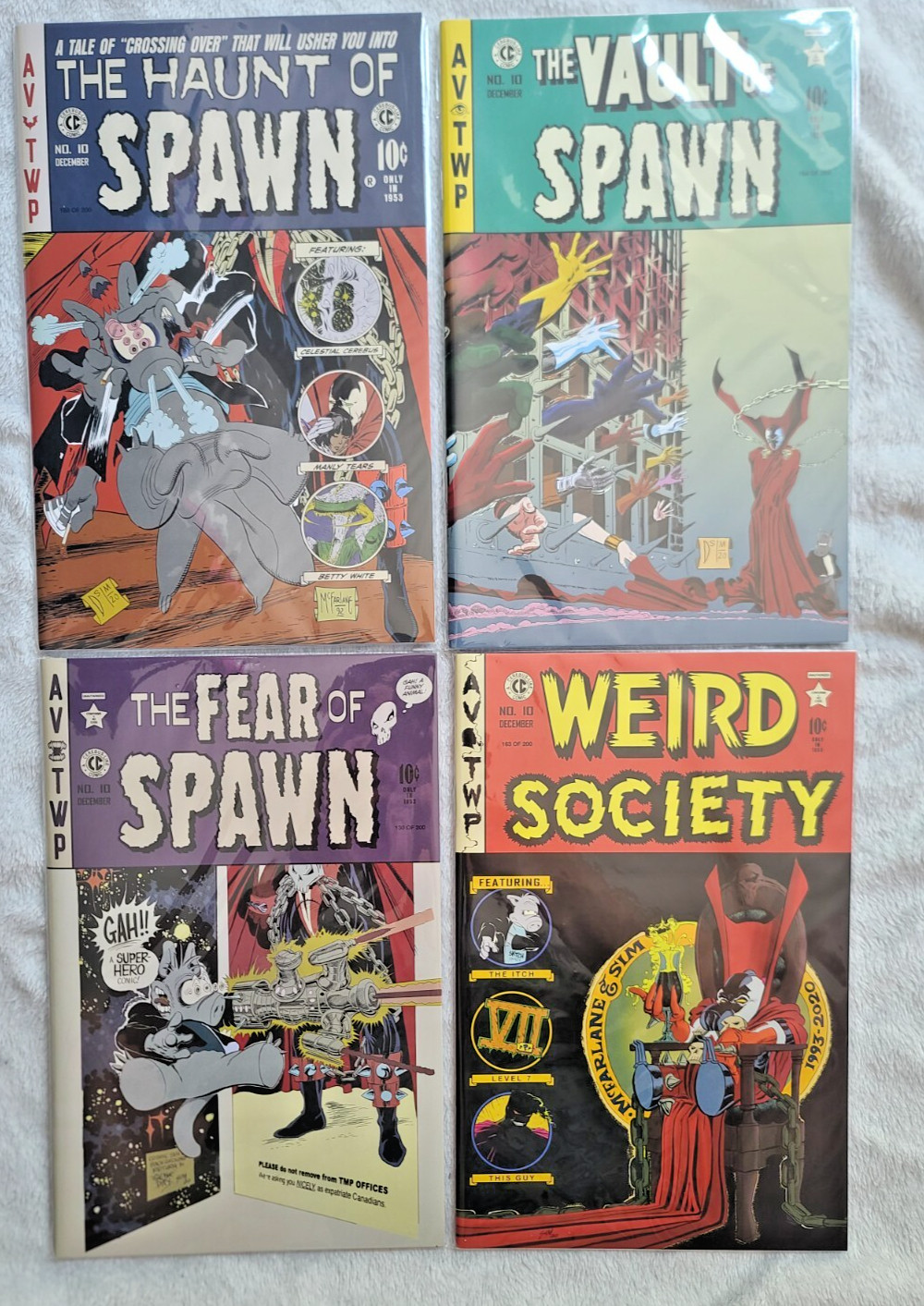SPAWN TEN REMASTERED 10 INDIEGOGO VARIANT SET NM / MINT LTD TO 200 SEALED