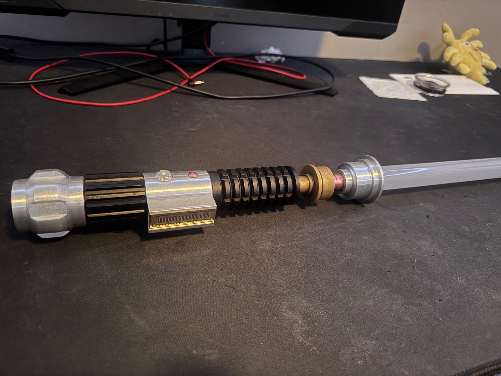 Saberforge Redeemer Lightsaber Deep Blue Tri-Cree Viridian Sound 2016 Working