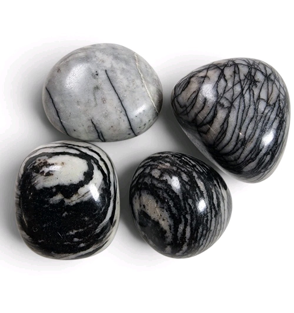 Spiderweb Jasper Polished Stones 67.7 grams.