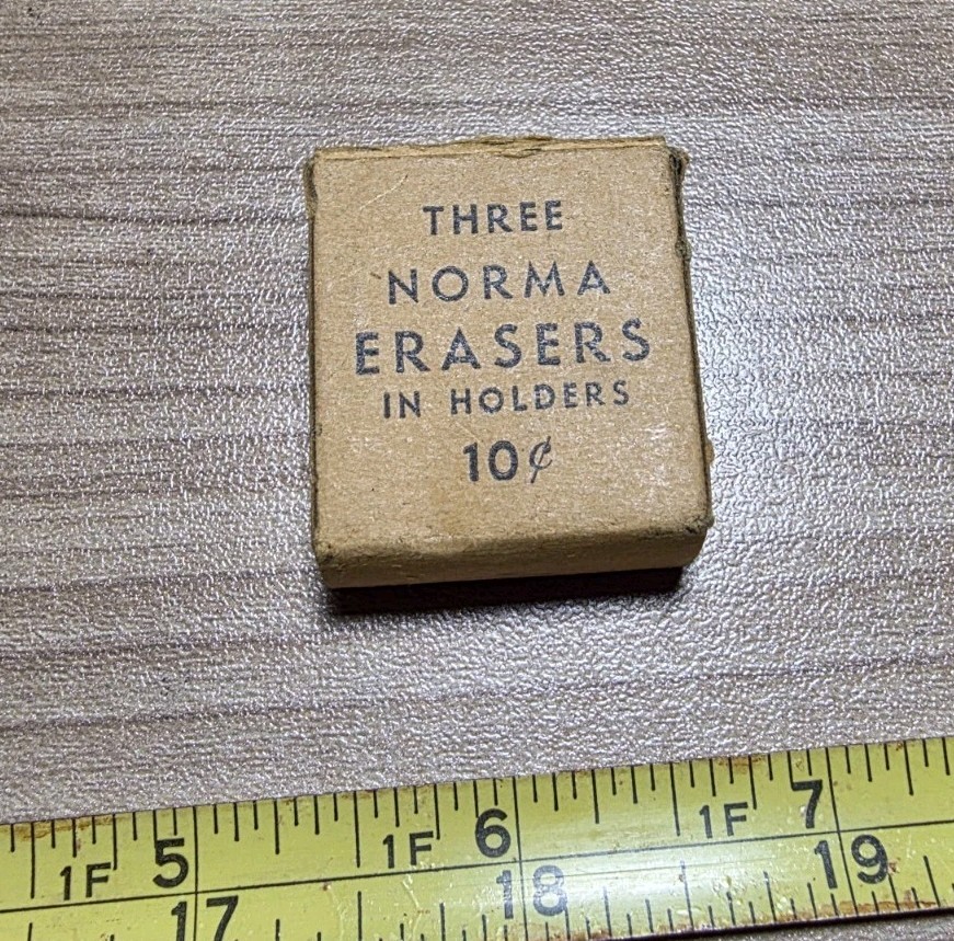 Vintage Norma Erasers NOS Advertising Pencil?