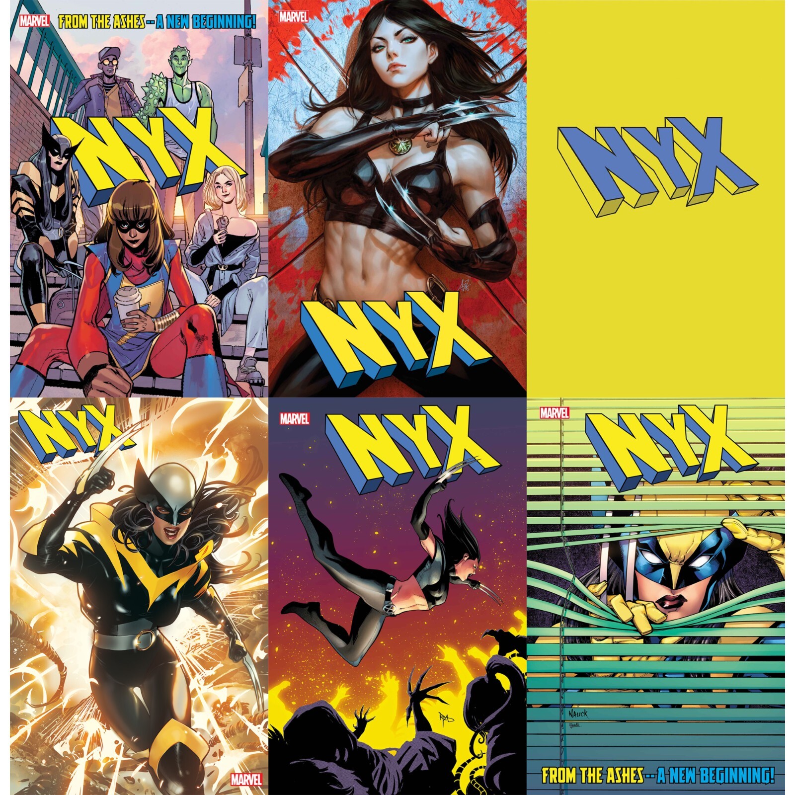 NYX (2024) #1 2 3 4 5 6 7 8 9 10 Marvel Comics X-Men COVER SELECT
