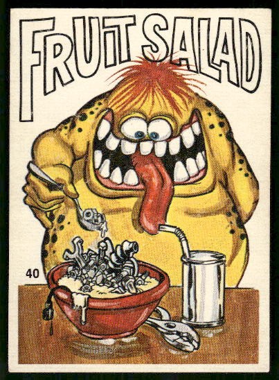 1970'S Donruss Odder Odd Rods Sticker #40 Fruit Salad