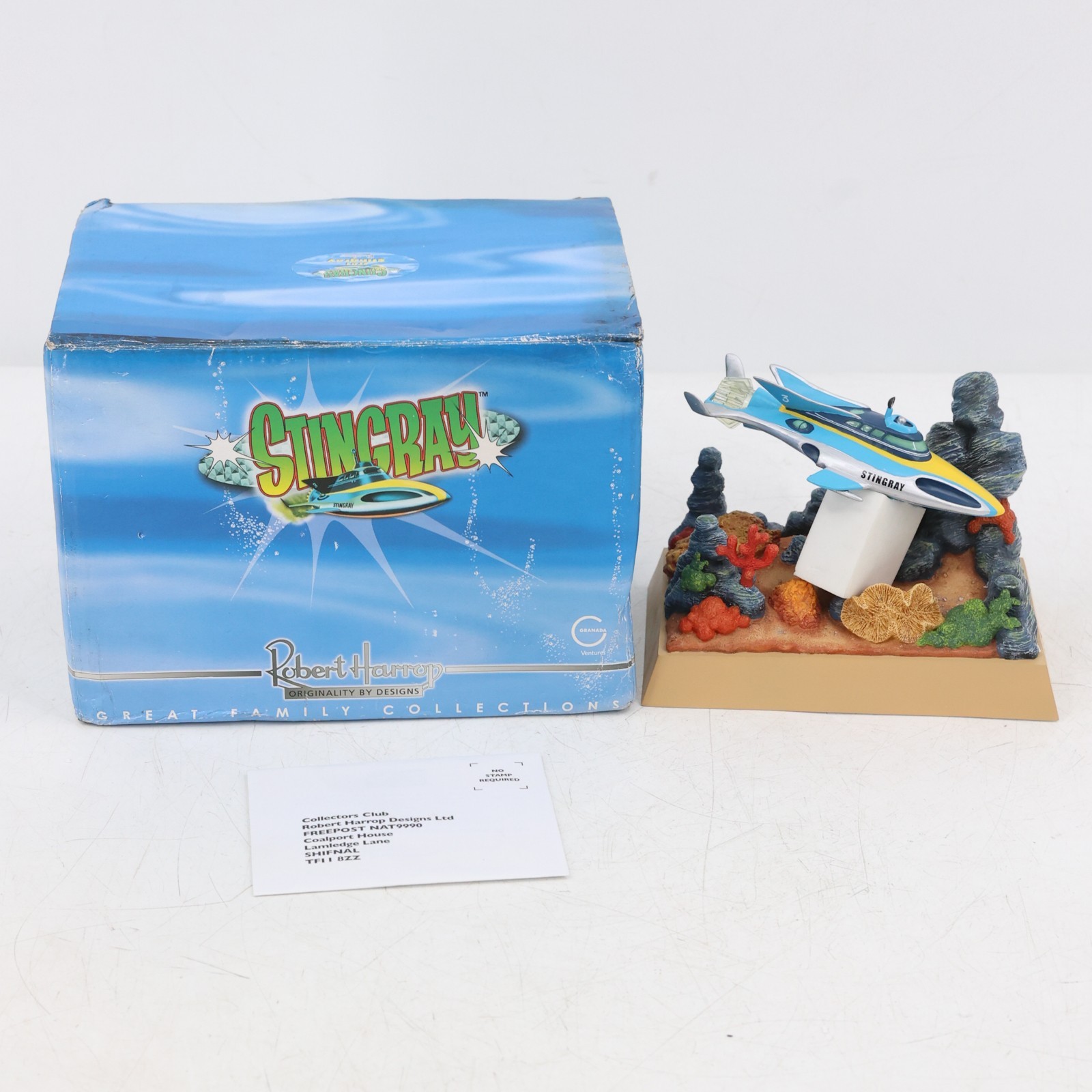 Robert Harrop Stingray Submarine Figurine STO1 Boxed Gerry Anderson Collectible