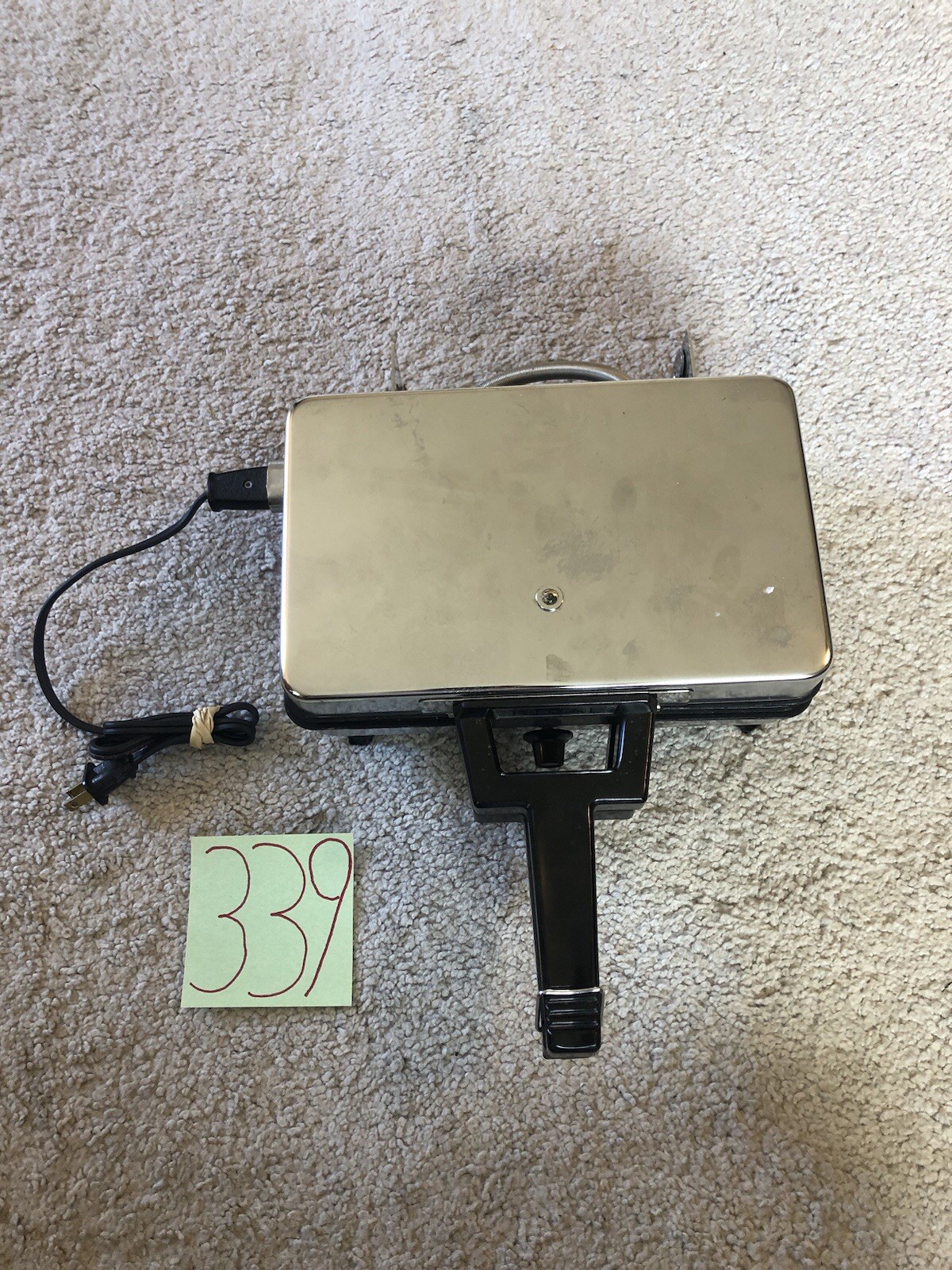 Vintage RIVAL PIZZELLE CHEF Model 95/2 Italian Waffle Cookie Maker 1000 Watt