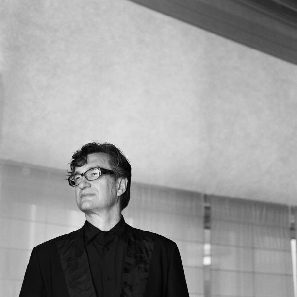 Director Wim Wenders poses in Cannes on May 23 2002 Old Photo 2