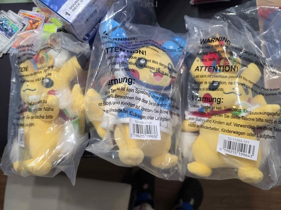 Pokemon Worlds Championships 2026 XP San Francisco Exclusive Pikachu Plush Set