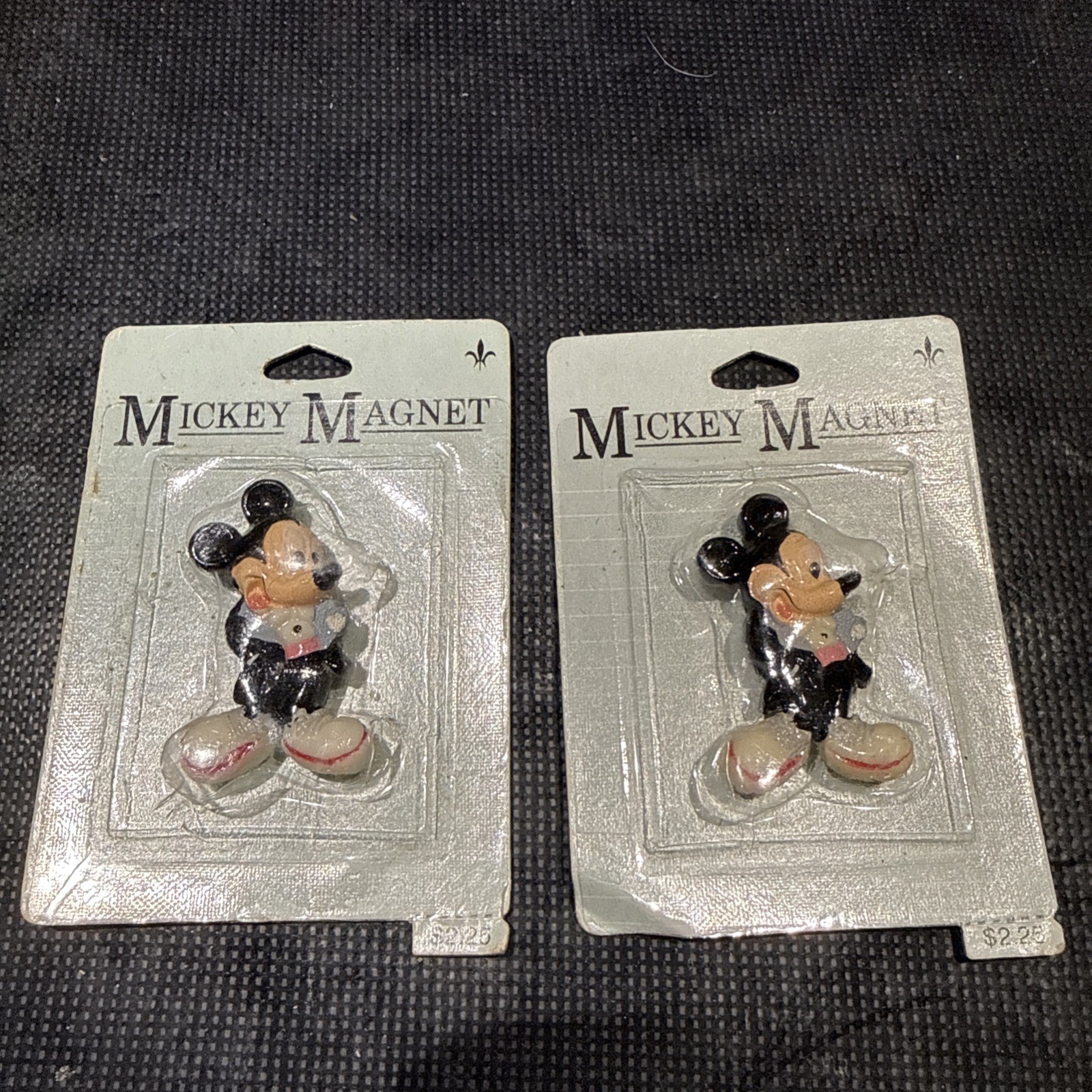 Lot of 2 Vintage Disney Mickey Mouse Refrigerator Magnets by Gibson NOS Lot of 2 Vintage Disney Mickey Mouse Refrigerator Magnets by Gibson NOS
