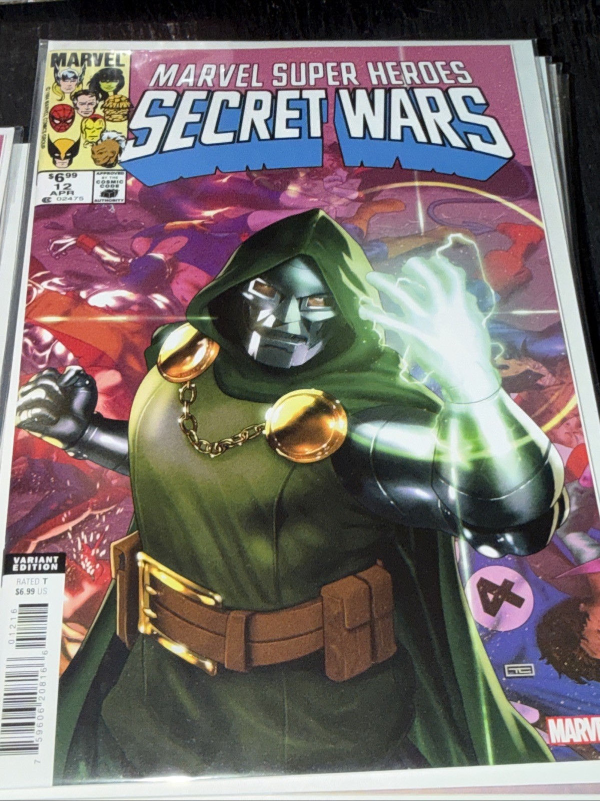 MARVEL SUPER HEROES SECRET WARS #6 FACSIMILE EDT SALVADOR LARROCA 1:25 VARIANT