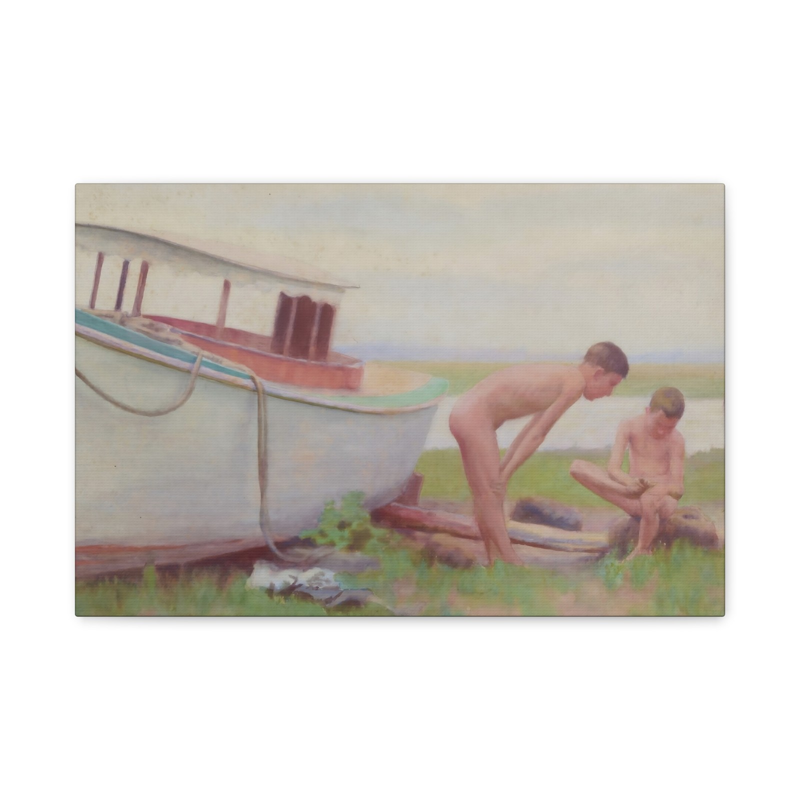 Thomas Anshutz, born Newport, KY - Sand Burr - ca. 1894 - Canvas Wall Art
