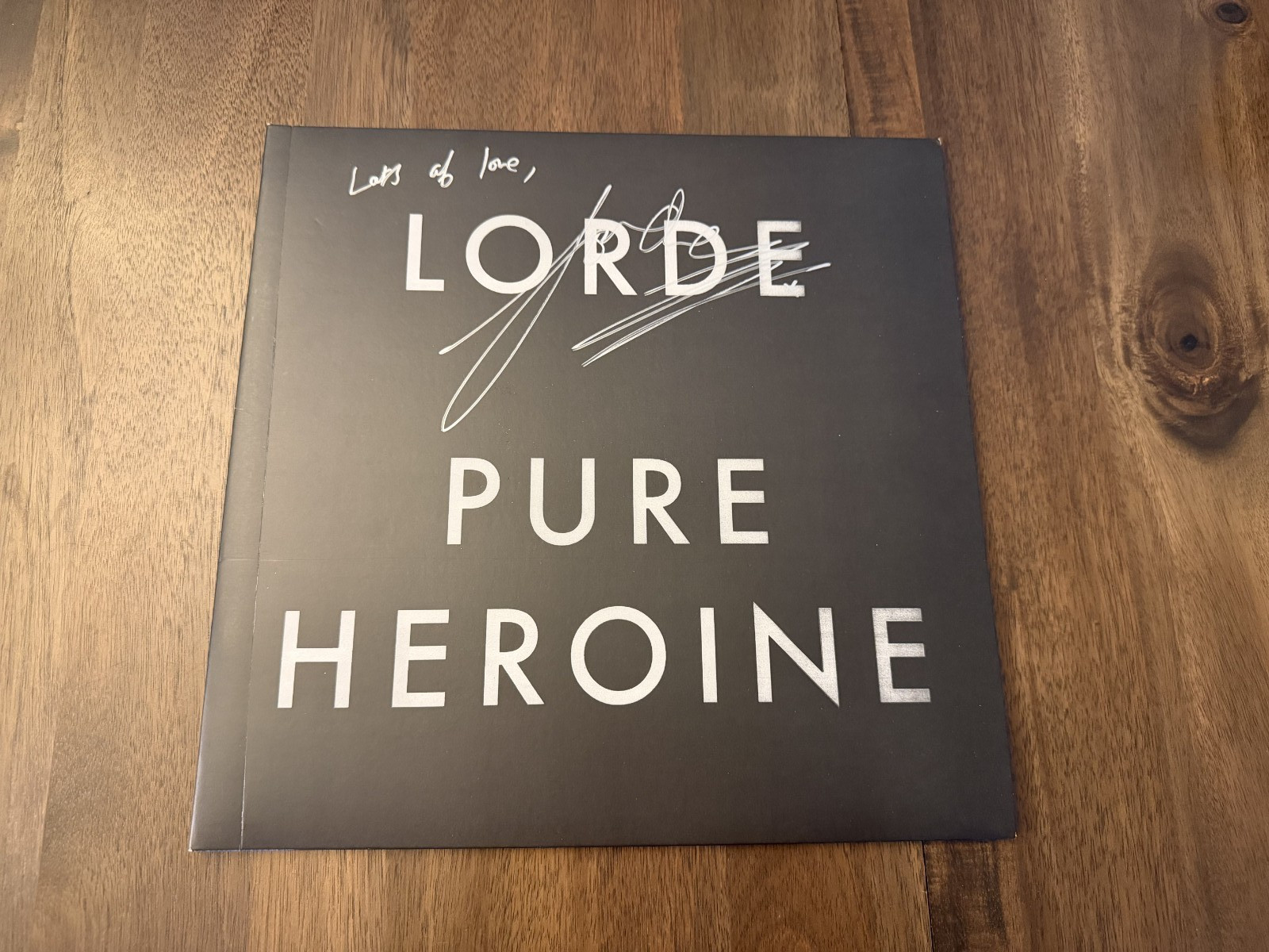 LORDE SIGNED \