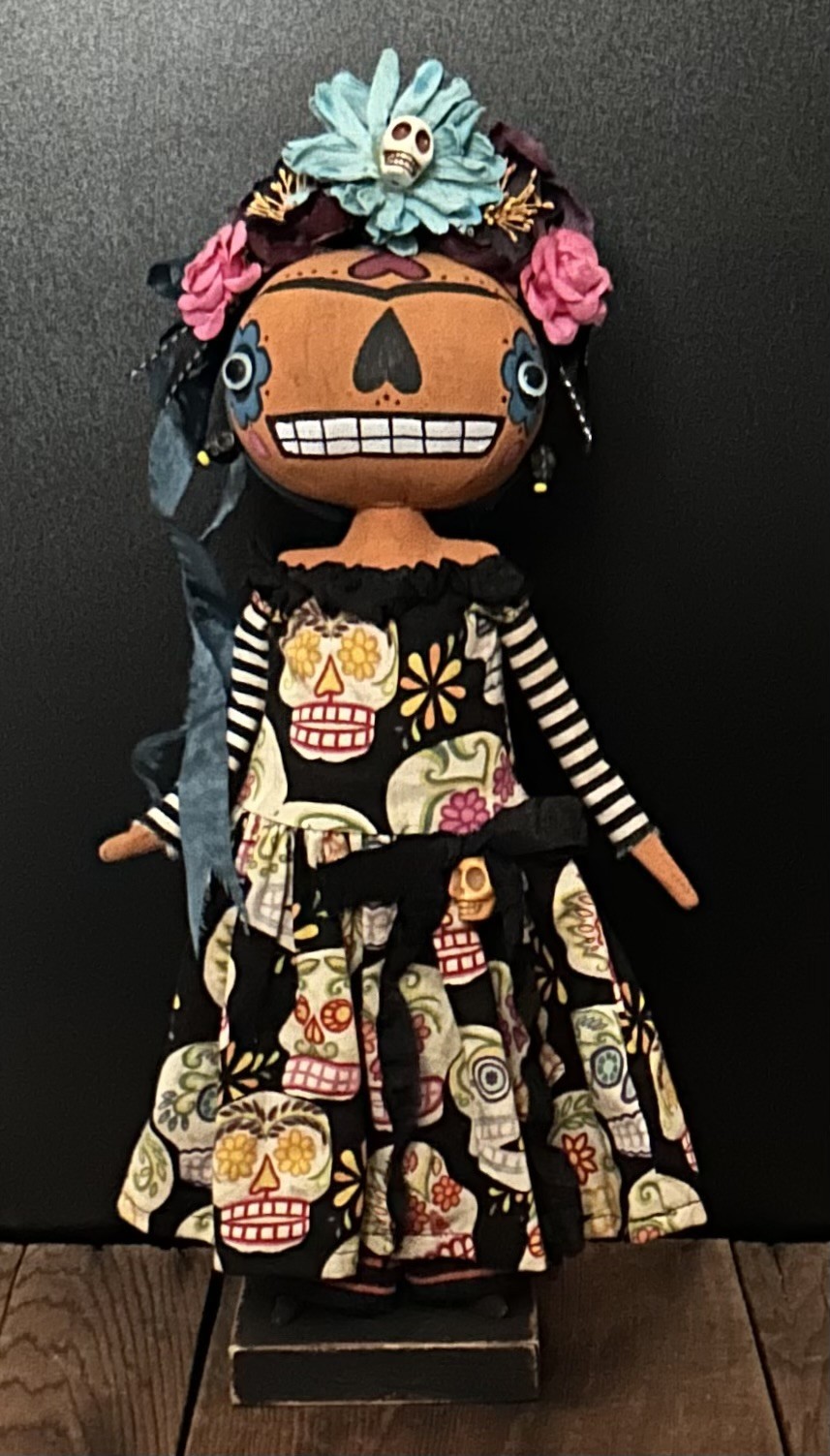 Grimitives Kaf Grimm Halloween  Doll Primitive Folk Art 14