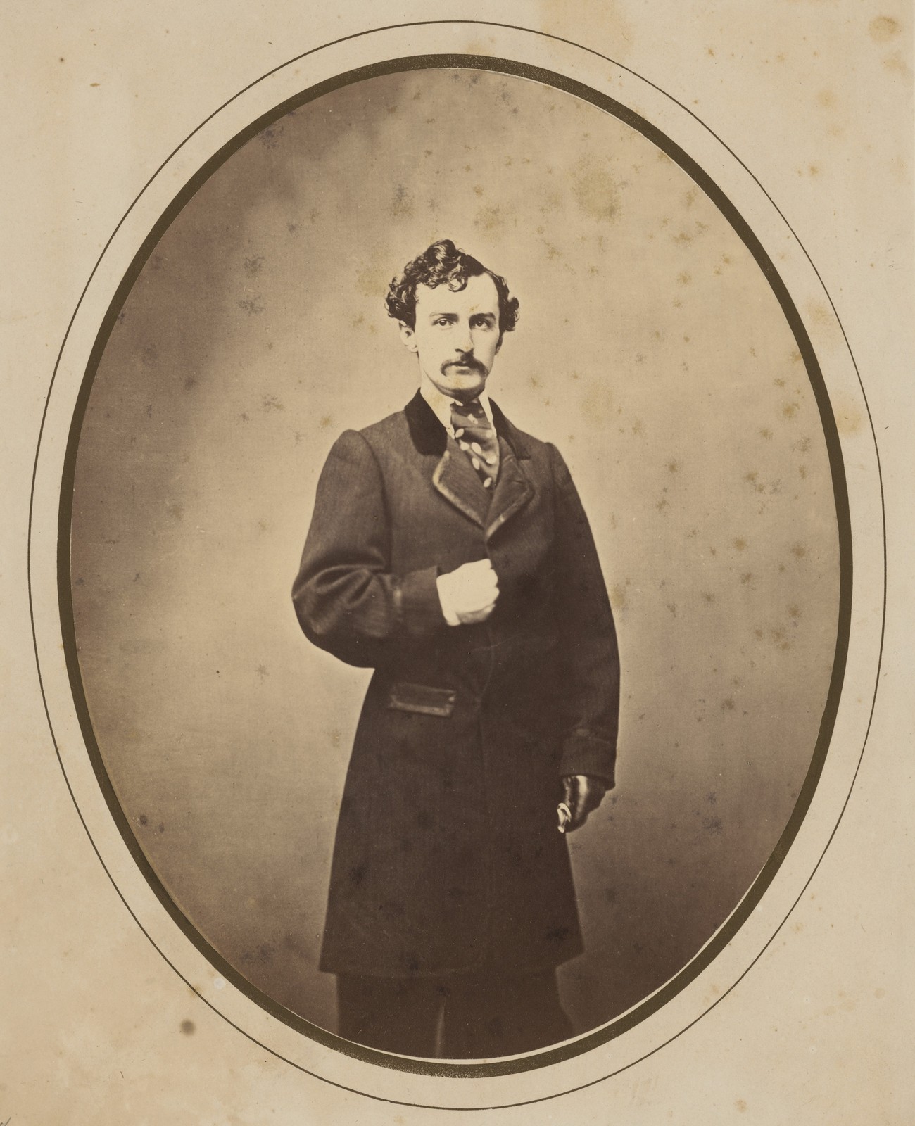 John Wilkes Booth 1850s Vintage Historical Portrait Photo Reprint
