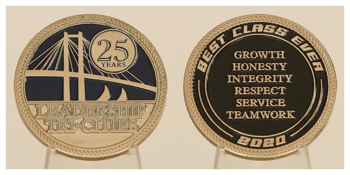 Leadership Tri-Cities 25 Years 2020 Best Class Ever Challenge Coin  3#D