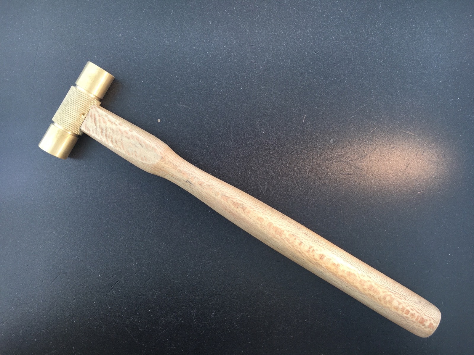 Small Brass hammer 3 Ounce 9 1/8\