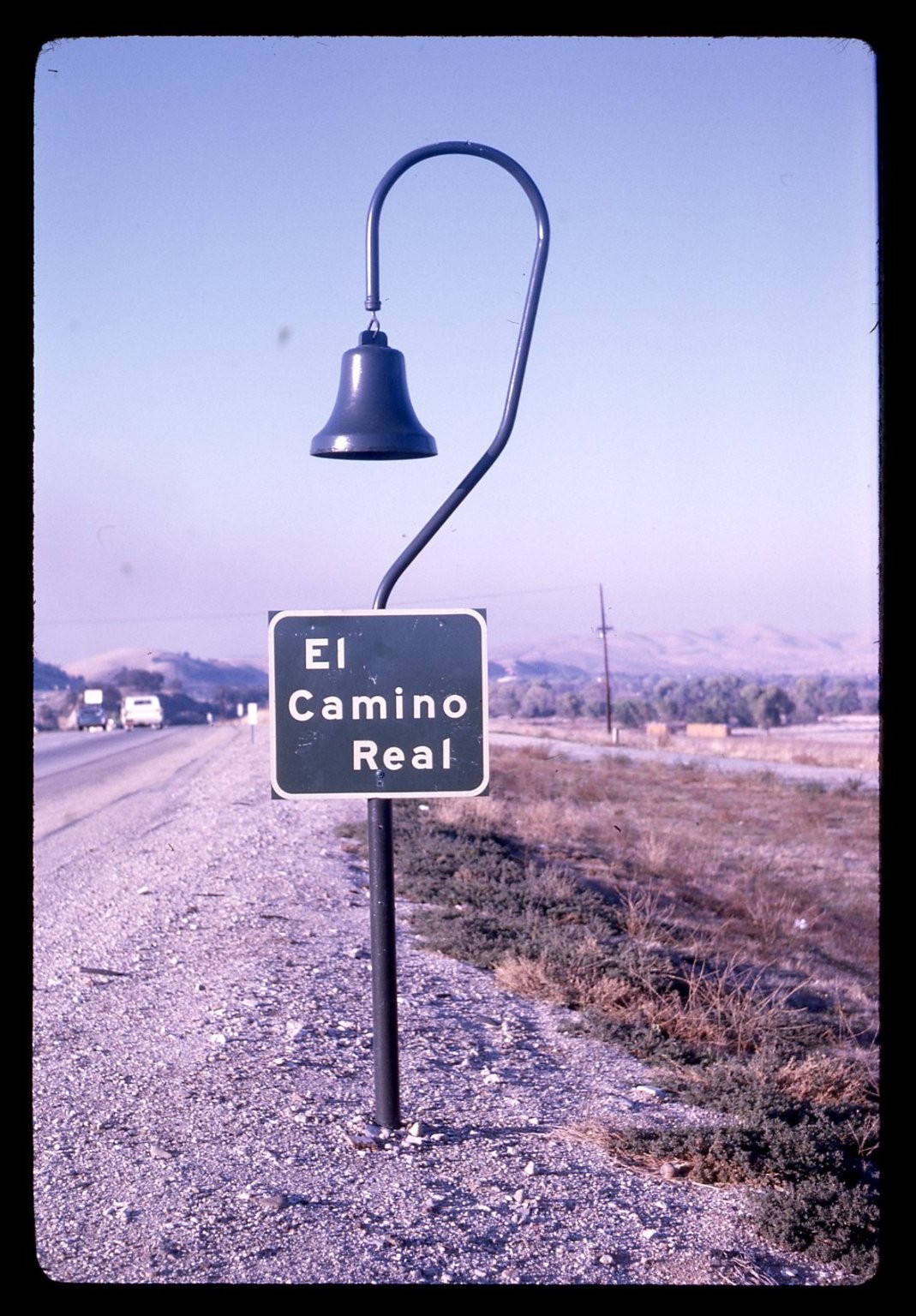 Vintage El Camino Real Bell Sign California Highway 701a