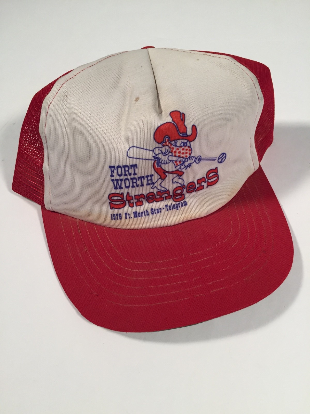 VTG RARE - 1978 Fort Worth Strangers Texas Rangers Baseball Hat Star Telegram VTG RARE - 1978 Fort Worth Strangers Texas Rangers Baseball Hat Star Telegram