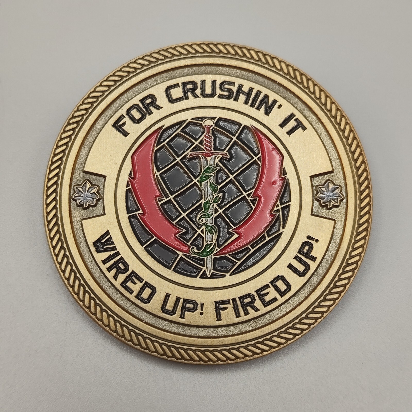 NEW Presented by the Commander 96th Communications Squadron Challenge Coin