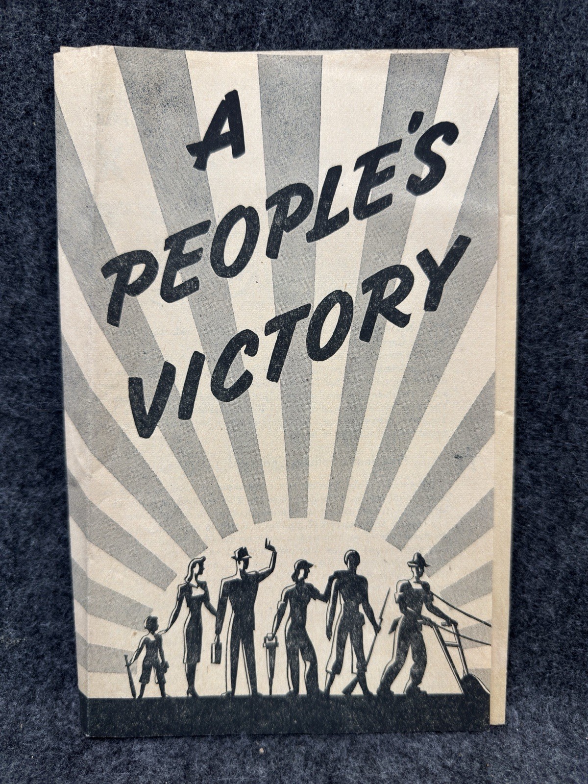 Rare 1944 FDR Roosevelt over Dewey A People’s Victory Pro Union Pamphlet