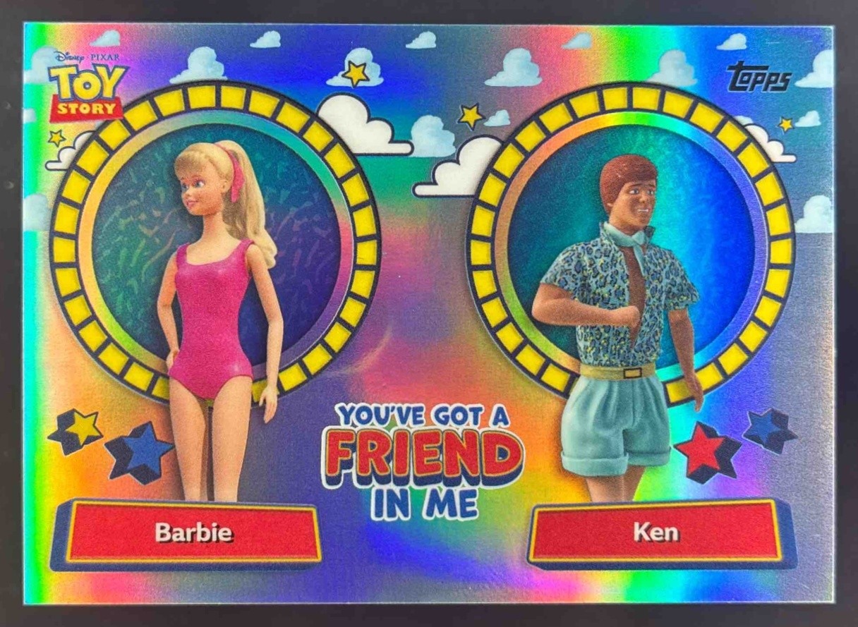 2025 Topps Crystal 30 Years Toy Story Barbie Ken You've Got A Friend In Me YGF-9