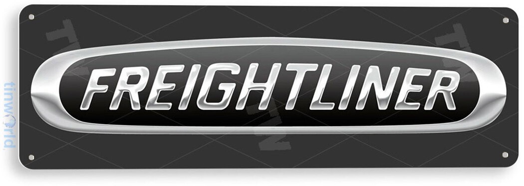 TIN SIGN Freightliner Mechanic Auto Truck Stop Cab Trucker Garage Shop B078