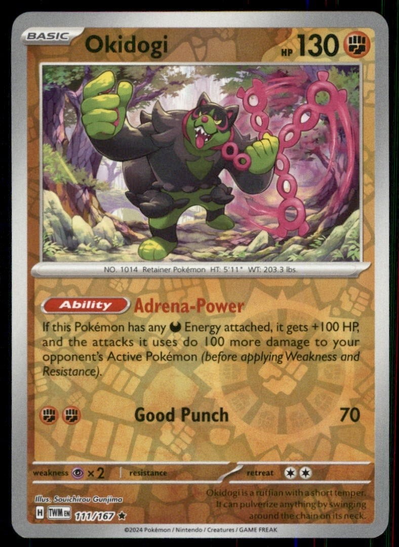 Okidogi Reverse Holo 111 Rare Twilight Masquerade EN NM