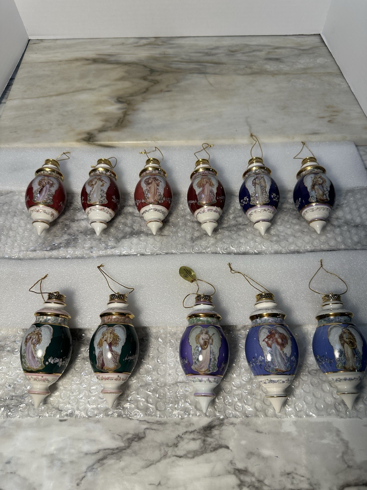 Lot of 11 Bradford Exchange Symphony Of Angels Ornament Vintage 1998 EUC Lot of 11 Bradford Exchange Symphony Of Angels Ornament Vintage 1998 EUC