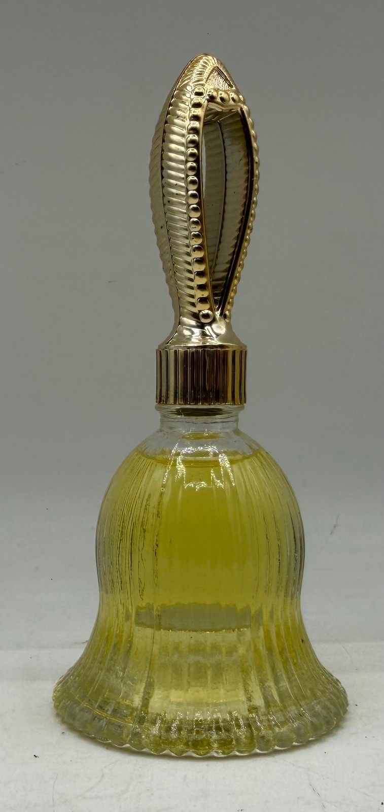 Vintage Avon Charisma Cologne Joyous Bell Glass Bottle 1 Fl Oz Full No Box