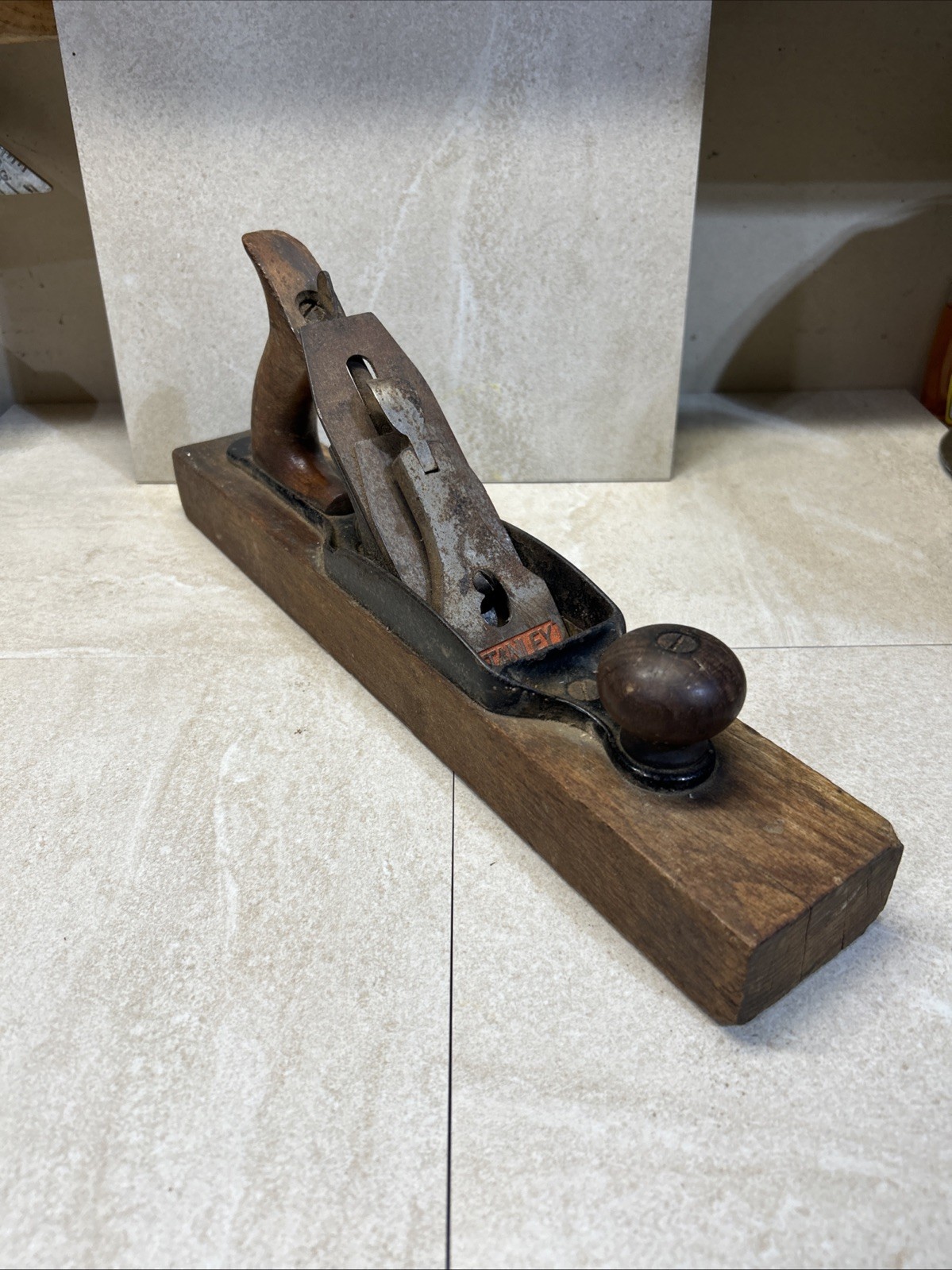 Vintage Stanley Wood Plane Antique Carpentry Tool Rustic Home Decor Farmhouse US
