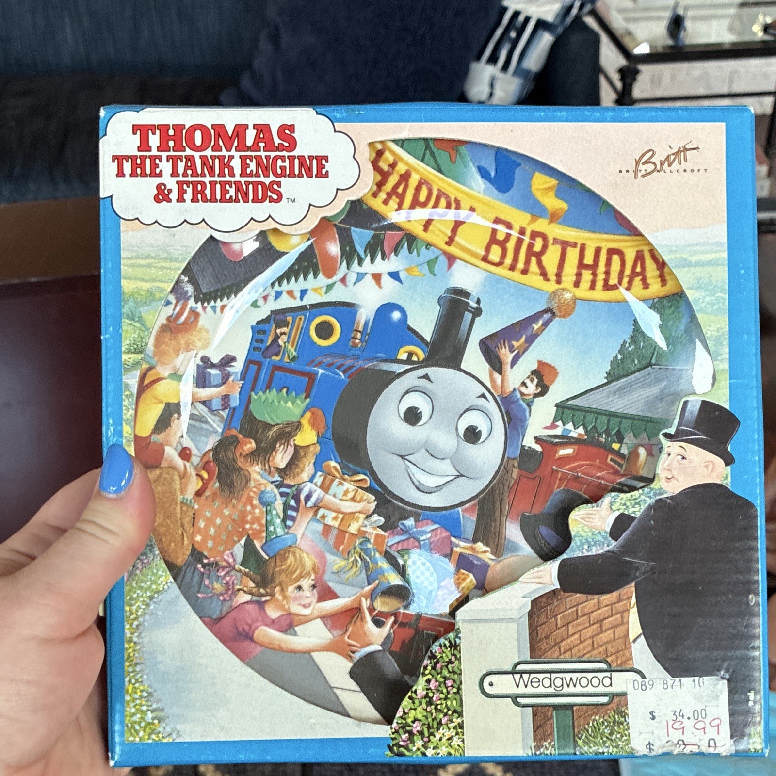 Wedgwood Thomas the Tank Engine & Friends Happy Birthday 8 in Collector Plate