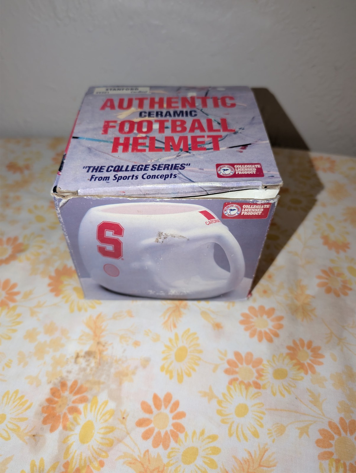 Sports Concepts Stanford Cardinal Ceramic Football Helmet Mug, College Series Sports Concepts Stanford Cardinal Ceramic Football Helmet Mug, College Series