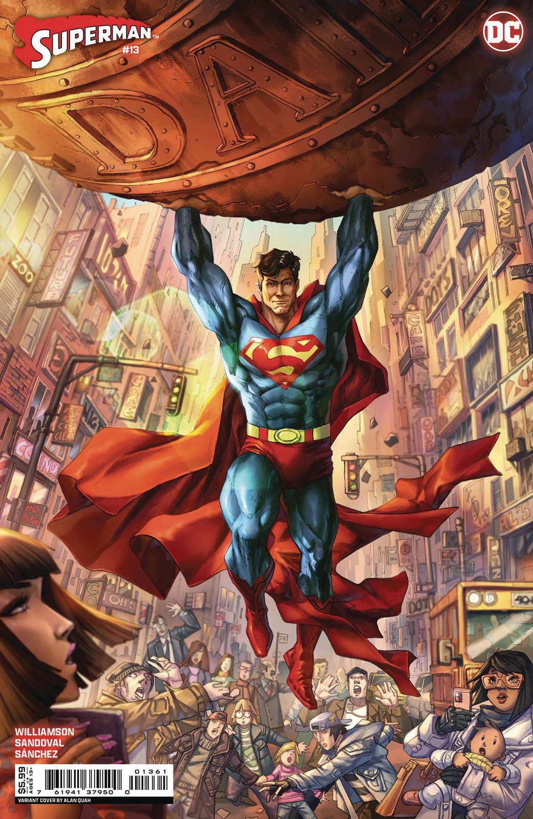 Superman (6th Series) #13E VF/NM; DC | Alan Quah Variant Daily Planet - w/Bag+Bo Superman (6th Series) #13E VF/NM; DC | Alan Quah Variant Daily Planet - w/Bag+Bo