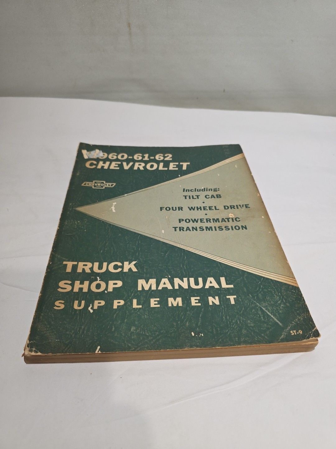 1960-61-62 CHEVROLET TRUCK SERVICE / SHOP / REPAIR MANUAL supplement - original