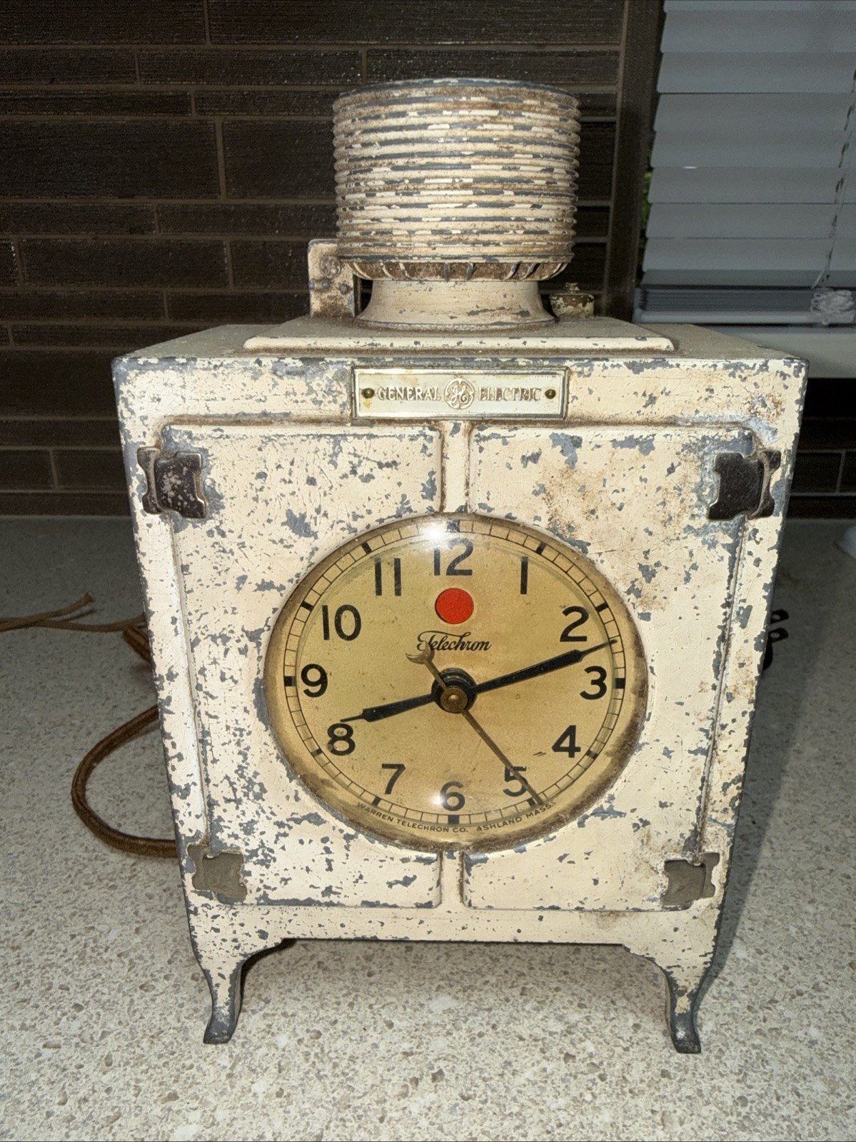Vintage Telechron General Electric Rare Refrigerator Clock Vintage Telechron General Electric Rare Refrigerator Clock