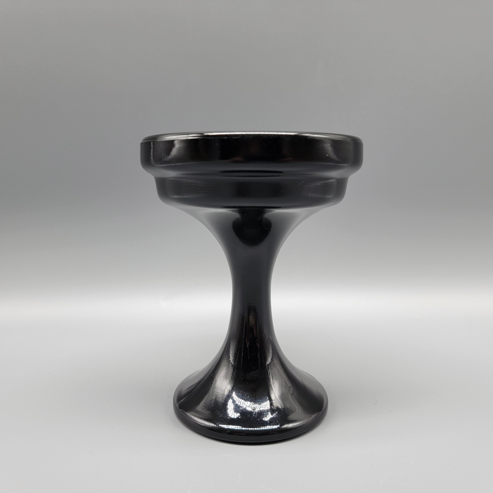 Vintage Westmoreland Glass Black Fairy Lamp Pedestal - BASE ONLY 