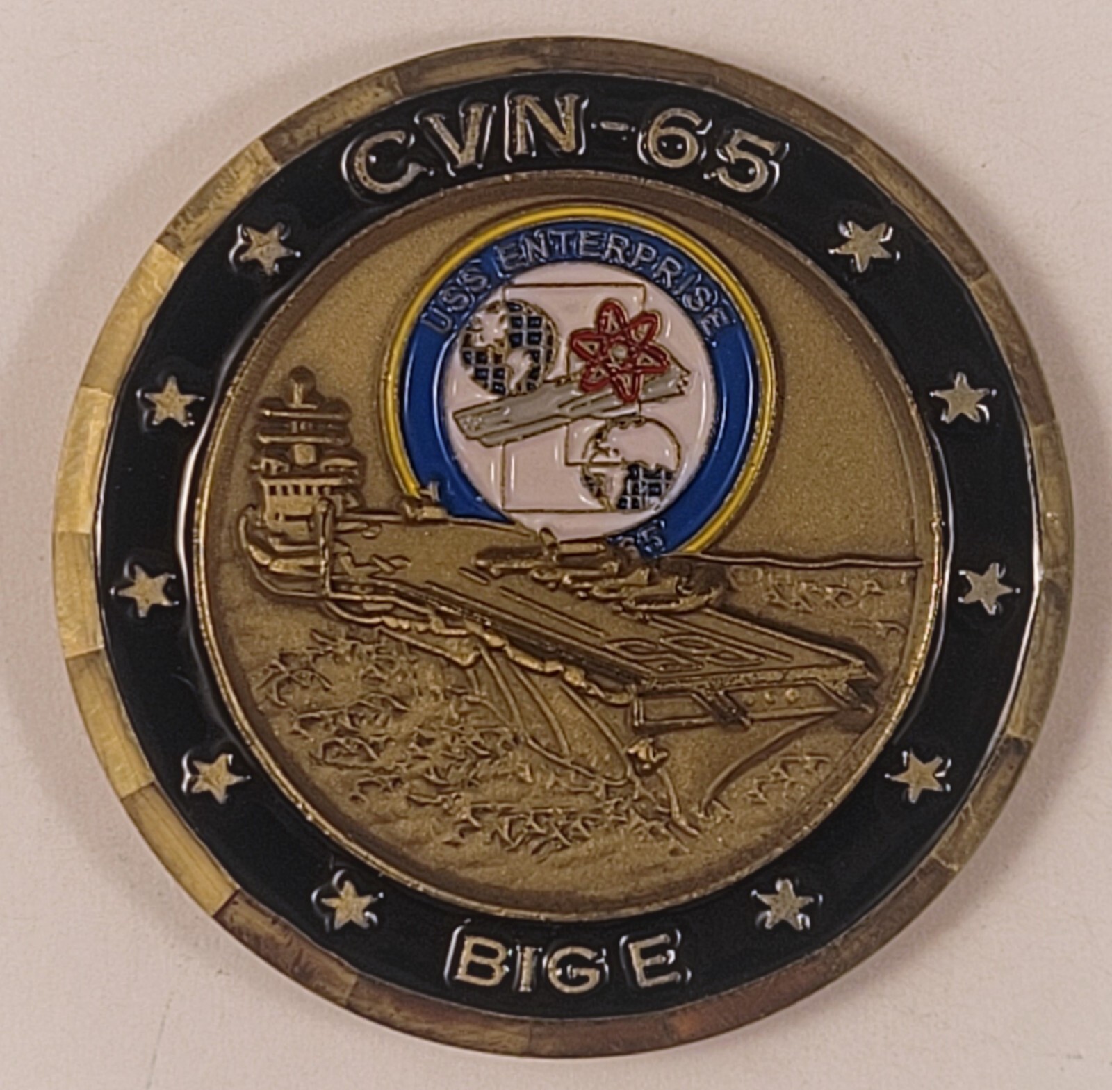 NEW USN -U.S. NAVY-USS ENTERPRISE- CVN-65 - BIG E- Challenge Coin-Free Shipping NEW USN -U.S. NAVY-USS ENTERPRISE- CVN-65 - BIG E- Challenge Coin-Free Shipping