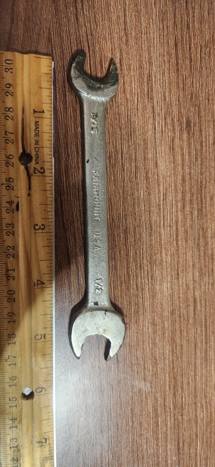Fairmount USA Open End Wrench 7/16