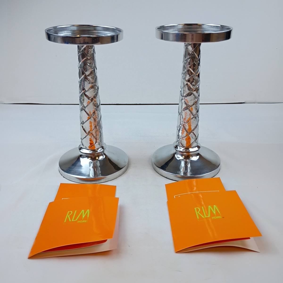 Robert Lee Morris RLM Home Pillar Candle Holders 8