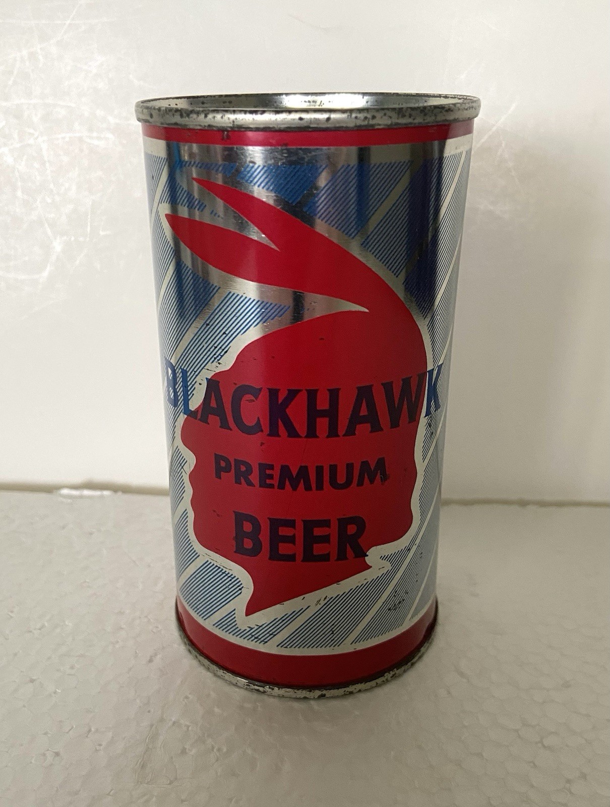 BLACKHAWK PREMIUM BEER, 12oz Flat Top