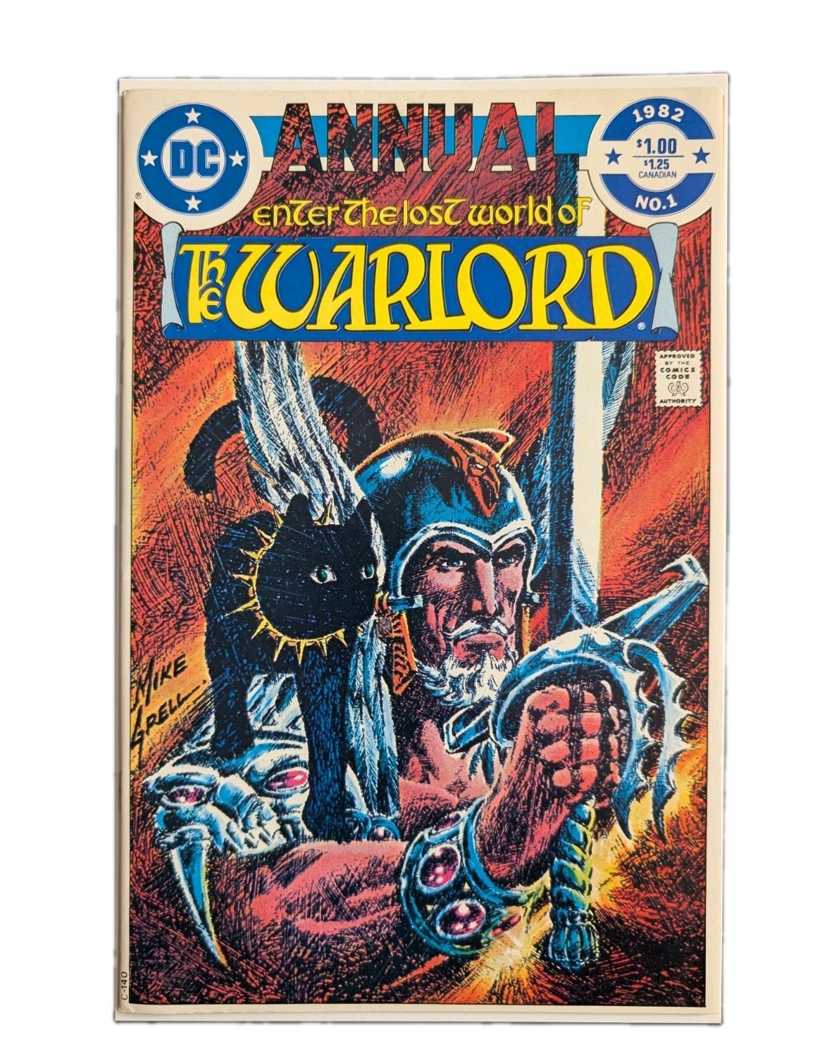 1982 DC Comics - Enter The Lost World Of The Warlord - Annual Issue No.1