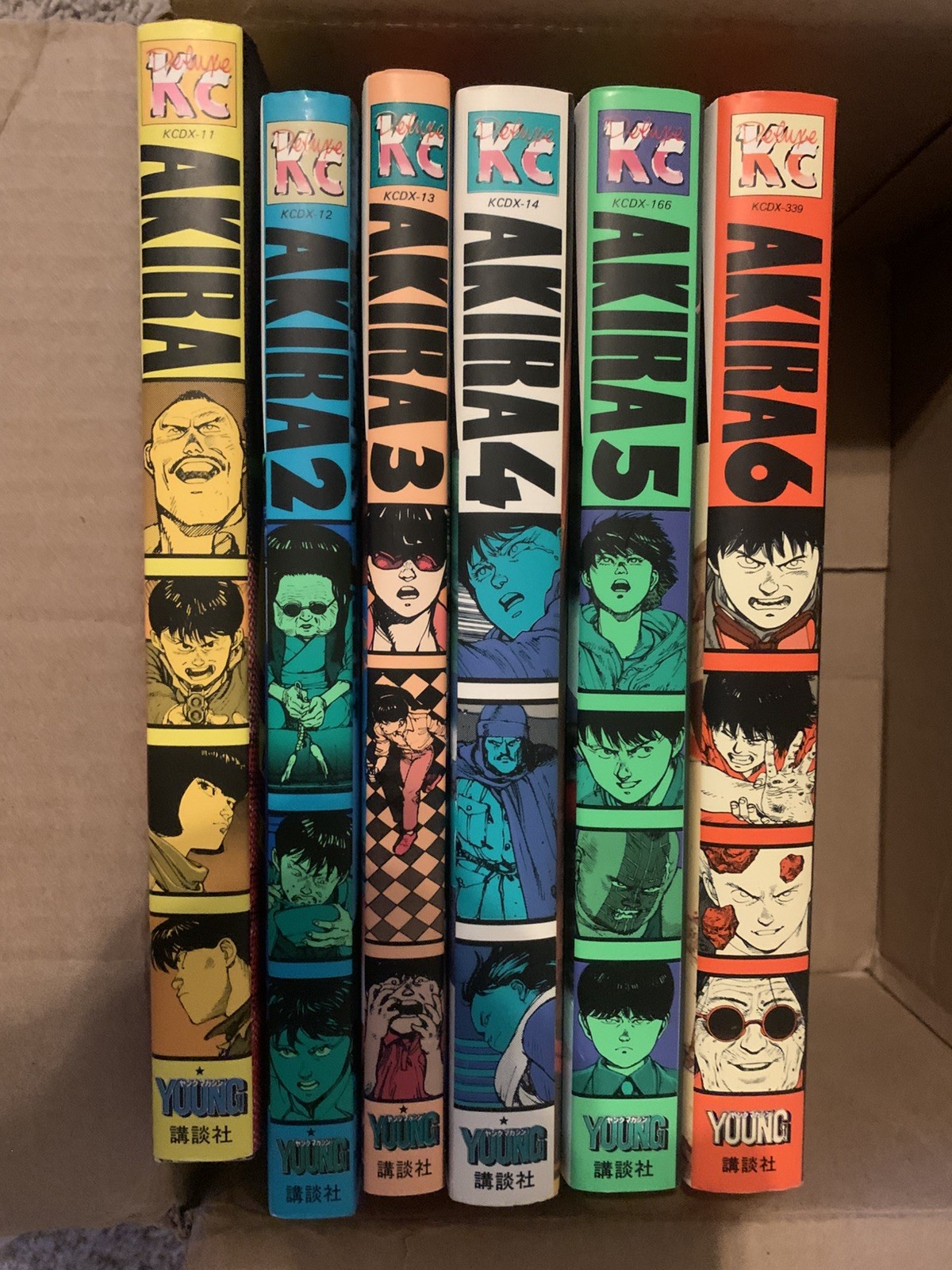 Akira Manga Series Volumes 1-6 Japanese Complete Set