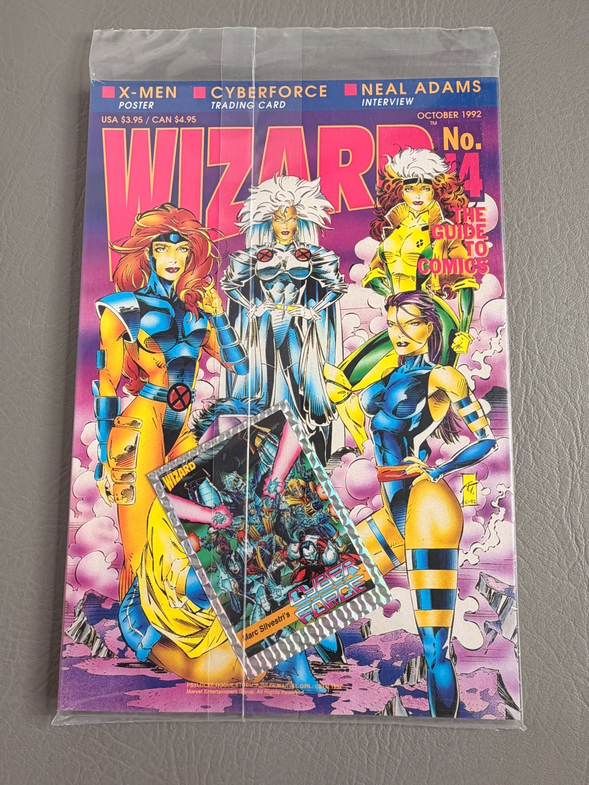 Wizard Magazine #14 October 1992 The Guide to Comics X-Men New Sealed