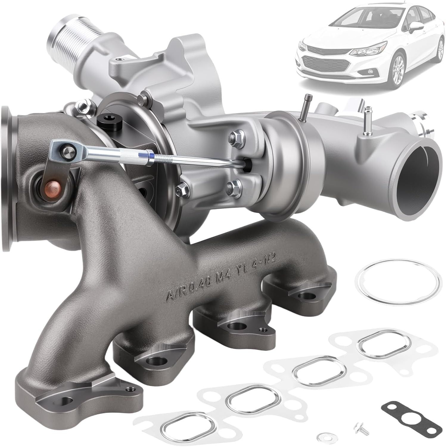 55565353 1.4L Turbocharger with Gaskets Repair kits Compatible with 2011-2015...