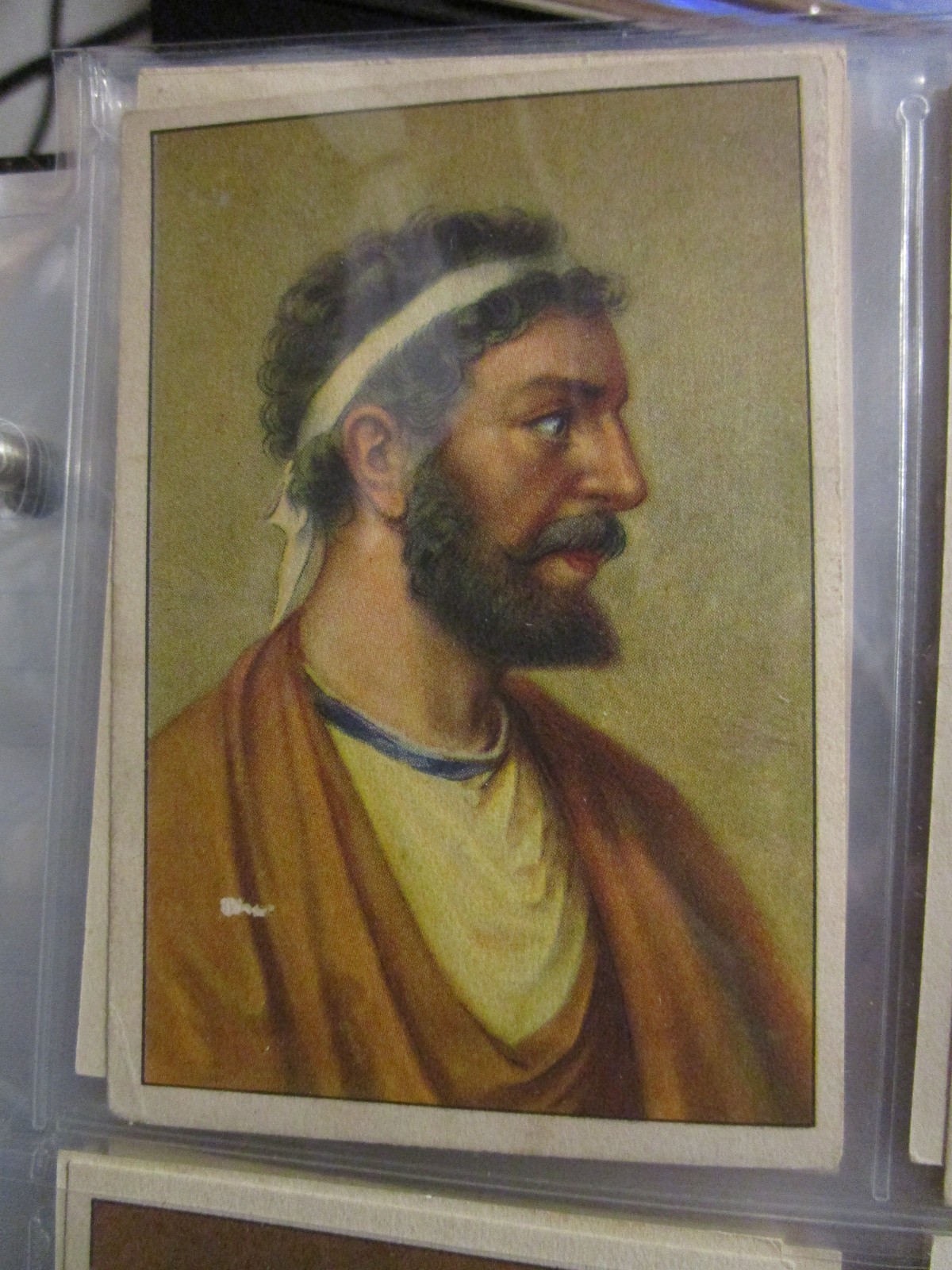 1938 Gutermann famous men through the ages collectible cards select one