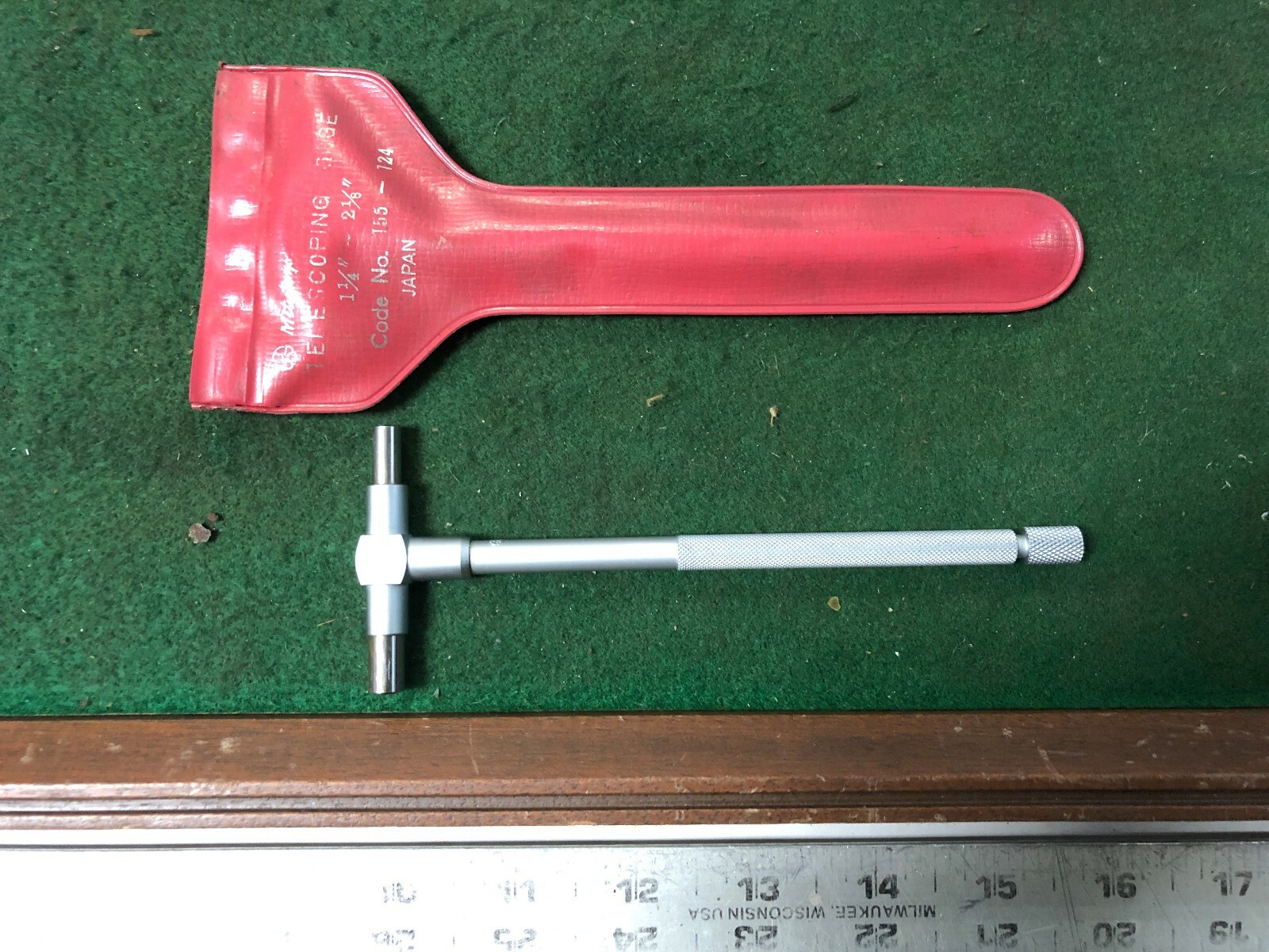 MACHINIST TOOL LATHE MILL Machinist Mitutoyo 1 1/4 - 2 1/8 Telescoping Gage DrT1