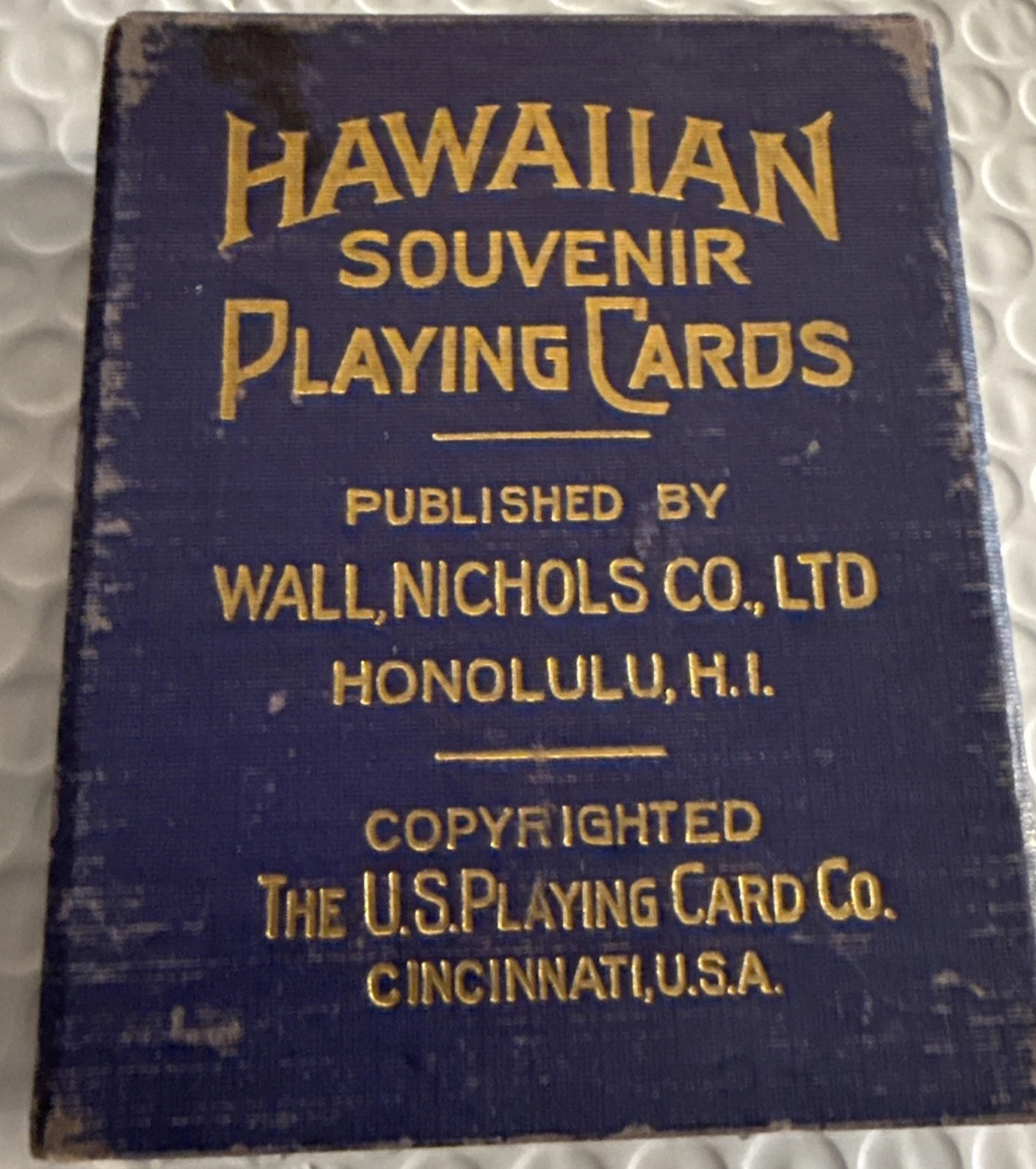 1908 Vintage Duke Kahanamoku Hawaiian Historic Poker Playing Cards No Jokers