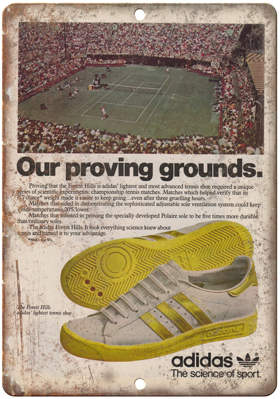 Adidas Forest Hills Tennis Shoe Vintage Ad 12\