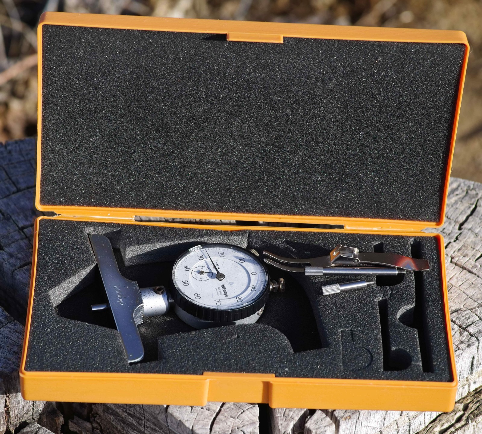 Mitutoyo No. 2904F Dial Gage Machinist Toolmaker Tool In Case Made in USA