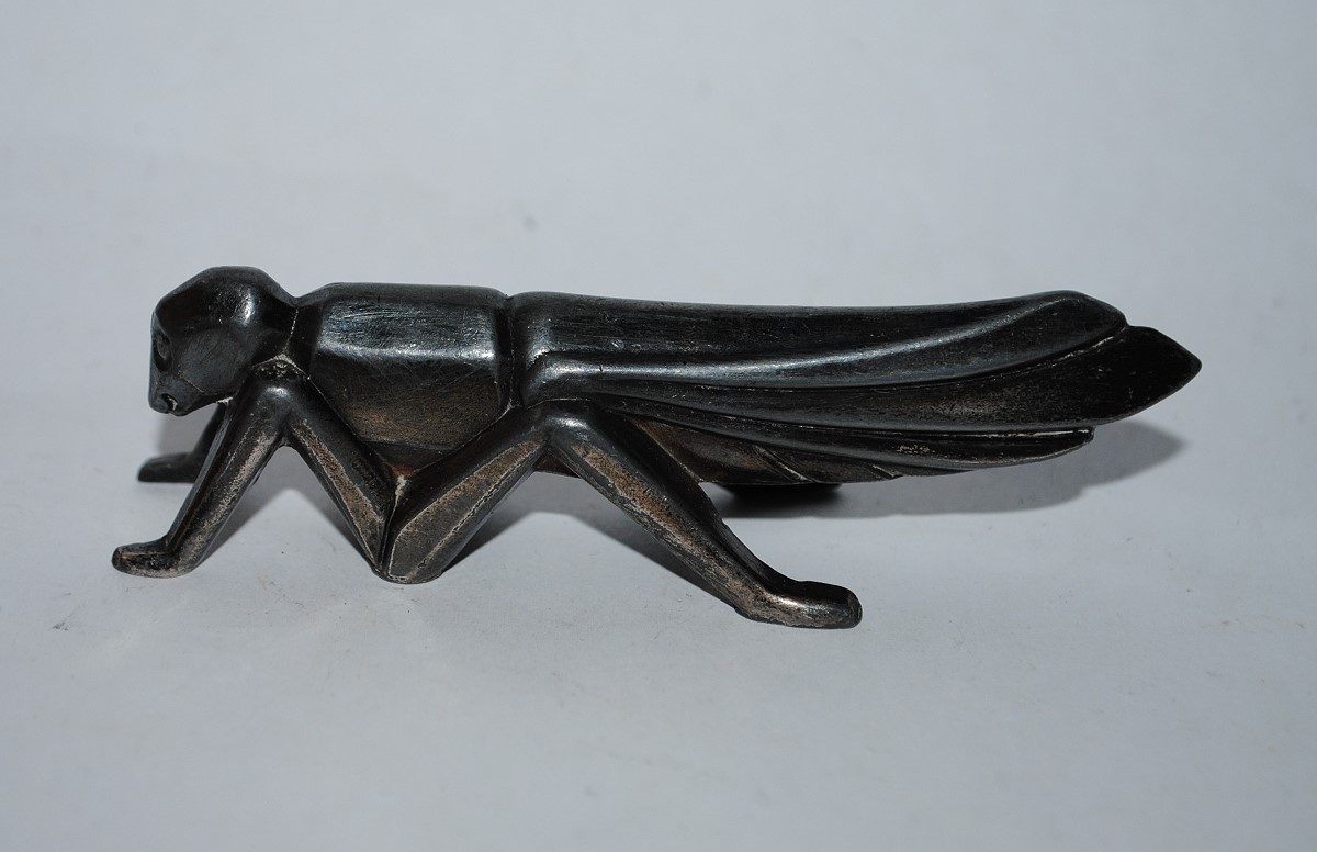 Knife Rest Grasshopper Old Vintage, Art Deco