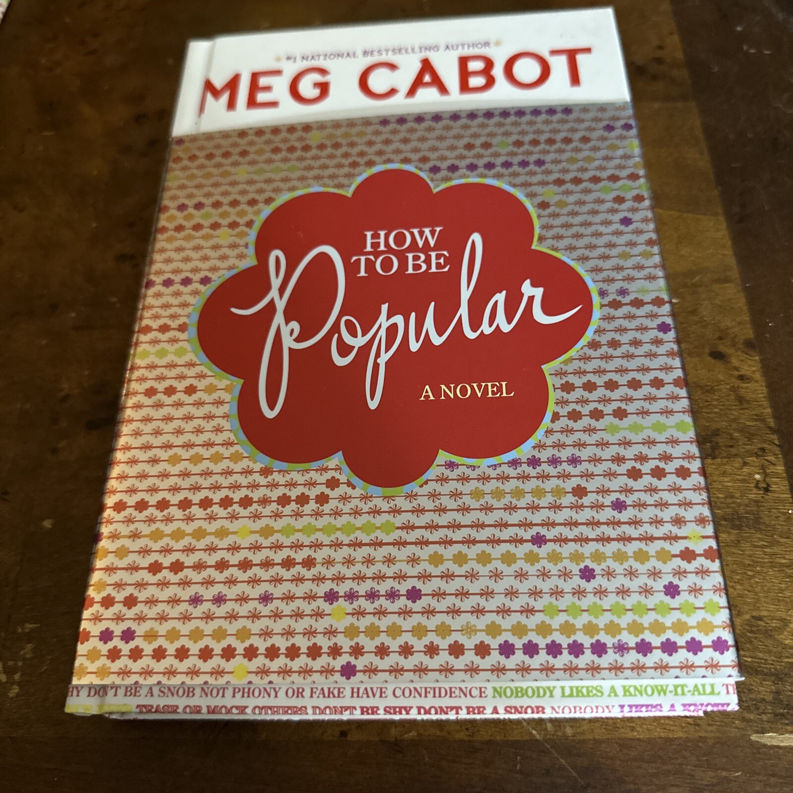 SIGNED Meg Cabot Book How to Be Popular First 1st ED Hardcover HC DJ Autographed